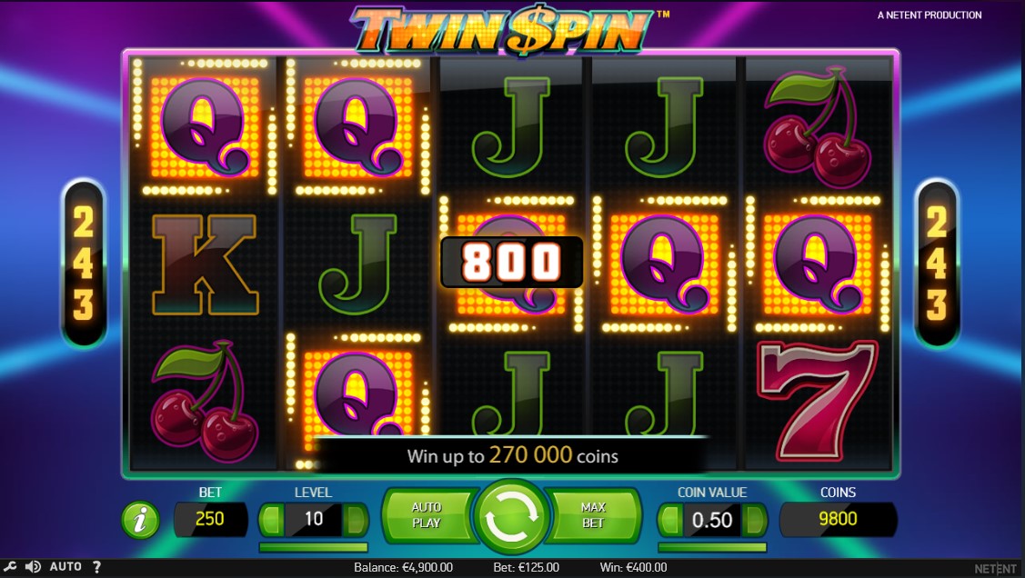 Twin Spin slots game